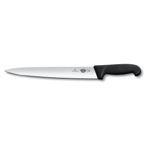 037-40541 Semi-Flexible Slicer Knife w/ 12" Blade, Black Fibrox® Pro Handle