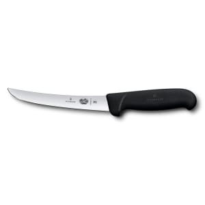 037-40610 Curved Stiff Boning Knife w/ 6" Blade, Black Fibrox® Pro Handle