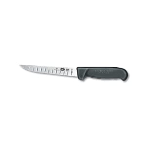 037-40812 Granton Edge Boning Knife w/ 6" Blade, Black Fibrox® Pro Handle