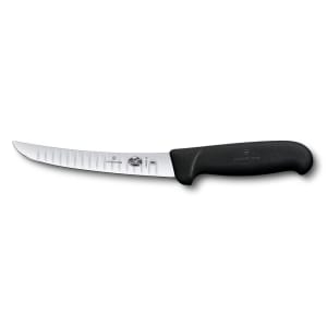 037-42610 Granton Edge Boning Knife w/ 6" Blade, Black Fibrox® Pro Handle