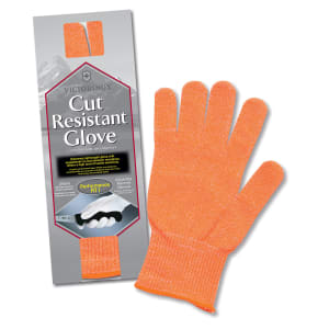 037-86300O One Size Cut Resistant Glove - Blended Material, Orange