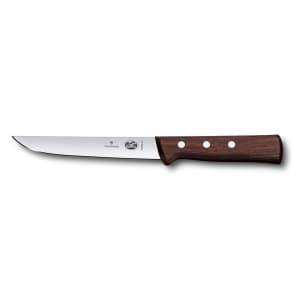 037-40010 Stiff Boning Knife w/ 6" Blade, Rosewood Handle