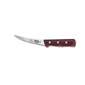 037-40018 Curved Flexible Boning Knife w/ 5" Blade, Rosewood Handle