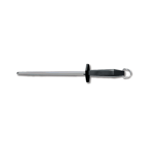 037-40580 10" Round Sharpening Steel w/ Loose Ring, Plastic Handle