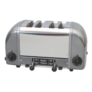 516-CBF4M Slot Toaster w/ 4 Slice Capacity & 1"W Product Opening - 120v