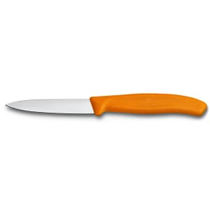 037-67606L119 Paring Knife w/ 3 1/4" Blade, Orange Polypropylene Handle