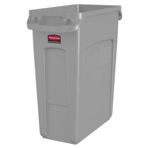 Rubbermaid Commercial Products Slim Jim 23 Gallon Trash Can, Yellow