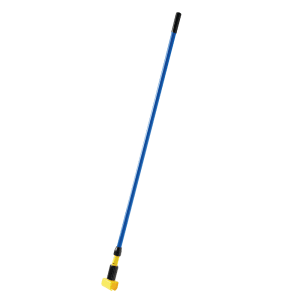 007-H24600BL00 60" Gripper Wet Mop Handle - 5" Headbands, Fiberglass/Plastic, Blue
