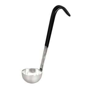 175-4970120 1 oz Jacob's Pride® Collection Ladle - Stainless Steel, Black Kool-Touch® Handle