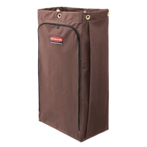 007-1966887 30 gal Canvas Housekeeping Cart Bag, Brown