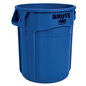 007-2620BL 20 gallon Brute Trash Can - Plastic, Round, Food Rated