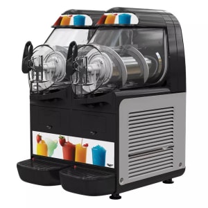 175-VCBA12837 15 1/2" Frozen Drink Machine w/ (2) 1 1/2 gal Bowls - 120v