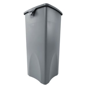 007-356988G 23 gallon Commercial Trash Can - Plastic, Square, Food Rated