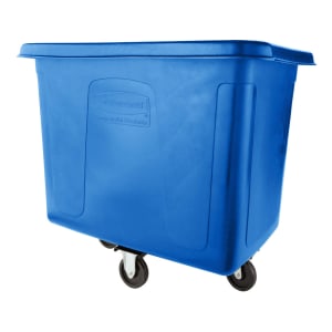 007-4616 Trash Cart w/ 500 lb Capacity, Blue