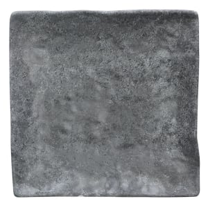 701-D6118SQCO 6" Square Melamine Dessert Plate, Coal