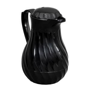 175-52172BK 20 oz Beverage Server - 3 Color Tabs, Poly, Black
