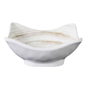 701-D52SQTD 9 oz Square Melamine Bowl, Taupe