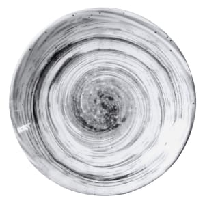 701-D61RBD 6 1/8" Round Melamine Dessert Plate, Black