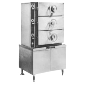 972-DC21151 Direct Steam Pressure Steamer w/ (16) Full Size Pan Capacity, 115v
