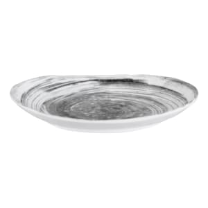 701-D1181OVBD 11" x 8 3/8" Oval Melamine Dinner Plate - Black