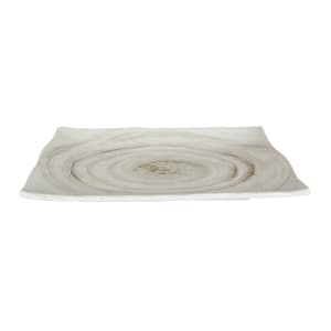 701-D1281RCTD Rectangular Melamine Dinner Plate - 12 1/8" x 8 1/2", Taupe