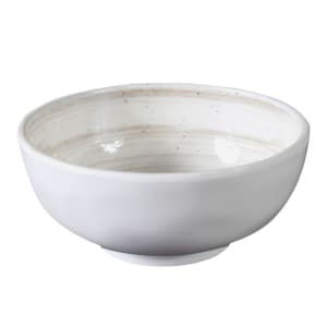 701-D4238RTD 14 oz Round Melamine Bowl, Taupe