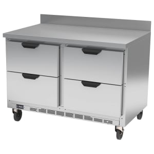 118-WTRD48AHC4FIP 48" Worktop Refrigerator w/ (2) Section, 115v