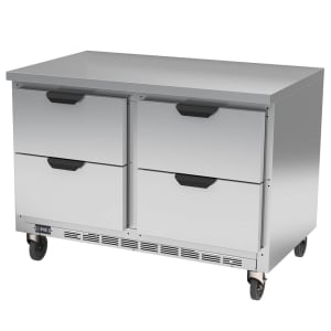 118-WTRD48AHC4FLT 48" Worktop Refrigerator w/ (2) Section, 115v