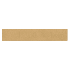 317-9721238N 4-Piece Stock Puzzle Board - 12" x 72", Composite Wood, Natural