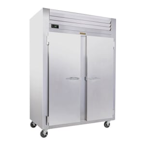 206-ACV232WUTHHS 30" Two Section Commercial Refrigerator Freezer - Solid Doors, Top Compress...