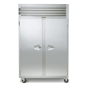 206-ADT232DUTFHS 48" Two Section Commercial Refrigerator Freezer - Solid Doors, Top Compressor, 115v