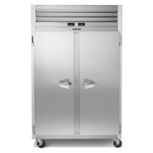 206-ADT232NUTFHS 52" Two Section Commercial Refrigerator Freezer - Solid Doors, Top Compress...