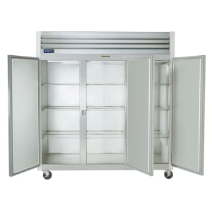 206-G31011 76" Three Section Reach In Freezer, (3) Solid Doors, 115v