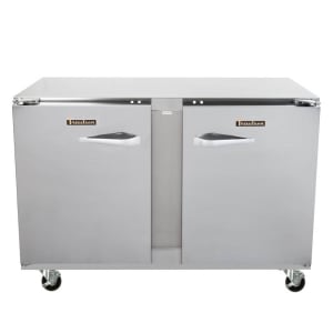 206-UHT48LR0300 48" W Undercounter Refrigerator w/ (2) Sections & (2) Doors, 115v