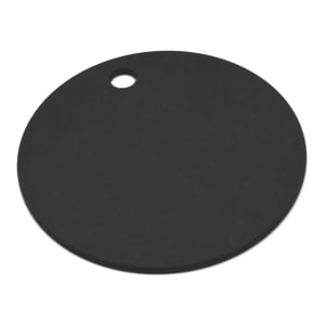 317-429000802 8" Round Pizza Board - Paper Composite, Slate