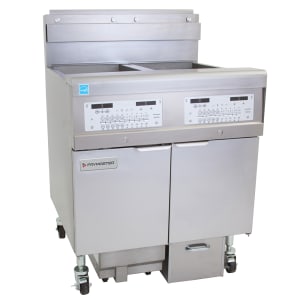006-2FQG30U Gas Fryer - (2) 30 lb Vats, Floor Model, Natural Gas