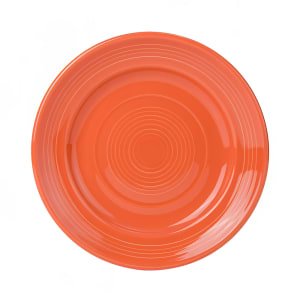 424-CPA074 7 1/2" Round Plate - China, Papaya
