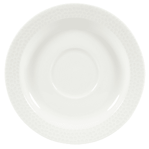 893-WHISISM1 5 7/8" Round Saucer - China, White