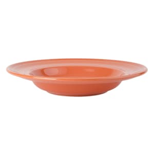 424-CPD120 24 1/2 oz Round Pasta Bowl - China, Papaya