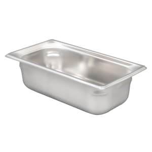 175-90342 Super Pan 3® Third Size Steam Pan - Stainless Steel