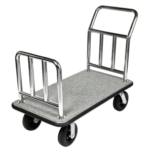 202-2111GY010 Platform Cart w/ Gray Carpet - 44"L x 24"W