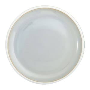 324-F1463051132 8 1/2" Round Studio Pottery Plate - Porcelain, Stratus Grey