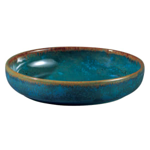324-F1468994283 16 oz Round Studio Pottery Tapas Bowl - Porcelain, Blue Moss