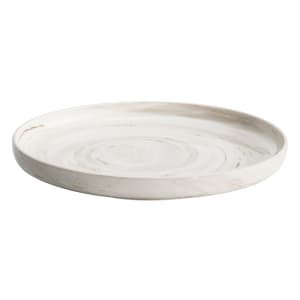 324-L6200000156 11" Round Plate - Porcelain, Marble