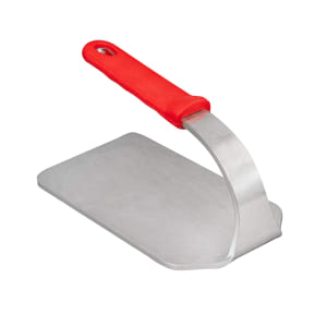 175-50662 2 1/2 lb Steak Weight - Red Silicone Handle, Stainless