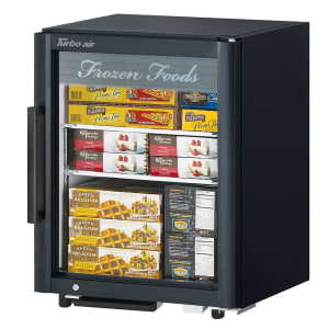 083-TGF5SDN 25" Countertop Freezer w/ Front Access - Swing Door, Black, 115v