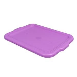 175-1522C80 Food Box Lid - 15" x 20", Plastic, Recessed, Purple