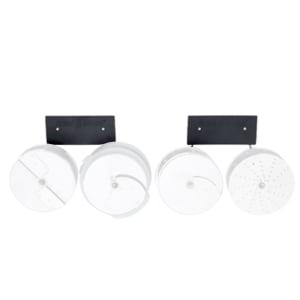 126-107812 Wall Mount Disc Holder for (16) Small & (8) Large Discs