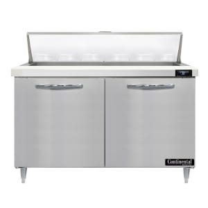 160-D48N12 48" Designer Line Sandwich/Salad Prep Table w/ Refrigerated Base, 115v