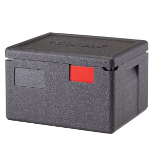 144-EPP260SW110 GoBox™ Insulated Food Carrier - 17 9/10 qt w/ (1) Pan Capacity, Black
